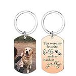 Personalized Dog Keychain, Dog Memorial Gifts for Loss of Dog Pet Loss Bereavement Gifts Loss of Dog Sympathy Gifts Deceased dog Gifts in Memory of Dog