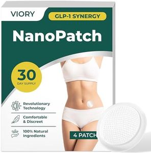 Nano GLP-1 Patches for Women & Men | GLP1 Patch with Berberine, L-Glutamine, Garcinia Cambogia, Resveratrol | 30 Days Supply