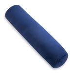 AS AWESLING Body Pillow for Adults, Full Body Pilllow for sleeping, Long Round Cervical Pillow, Bolster Pillow, Side Sleeper Body Pillow with Cover (90 x 20 CM, BLUE)