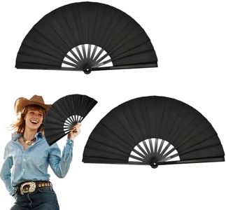 YZWXZY Boots on The Ground Fan, Large Folding Hand Fan Line Dance Popping Fan, Clack Fans for Line Dancing, Hand Fans for Women Foldable for Concerts, Church, Party, Performance, Gift
