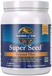 Garden of Life Super Seed - Vegetarian Whole Food Fiber Supplement with Protein and Omega 3, 1 Lb 5oz (600g) Powder