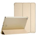 ProCase Smart Case for iPad 9.7 Inch iPad 6th/5th Generation Case 2018 2017(Model: A1893 A1954 A1822 A1823), Ultra Slim Lightweight Stand Case with Translucent Frosted Back Smart Cover -Gold