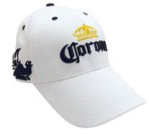 Corona Extra Crown Logo Adjustable Baseball Cap White