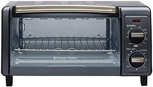 Russell Hobbs Compact Air Fry toaster Oven, RHTOAF15, 5 Cooking Functions, 1150W, Generous Capacity, Natural Convection, Eventoast Technology, Black