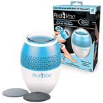 As Seen On TV PediVac Electric Callus Remover + Built-In Vacuum Sucks Up Shavings, New Look, Gently Removes Calluses & Dry Skin in Seconds, Mess-Free, Spins at 2000 RPMs, LED Light, 2 Speed Settings