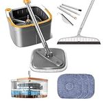 SPIN SHINE Spin Mop and Bucket Syst