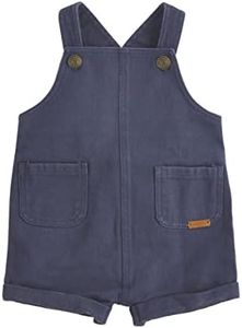 Mud Pie baby-boys Denim Overalls, Blue, 3-6 Months