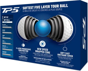 TaylorMade TP5 Golf Balls, White – Premium Tour Performance