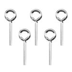 Vkinman 5 pcs 7/32 inch Allen Wrench Keychain Standard Hex Dogging Key w/Full Loop