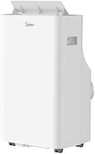 Midea Portable Air Conditioner Silent Cool 26 Pro, 9000 BTU 2.6kW, Silent Quiet Mode, Cooling&Ventilation&Dehumidification, Room Size up to 88m³(33㎡), Mobile Air Conditioning Units,White