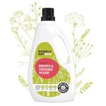 BubbleNut Wash- Fruits and Vegetables Wash Liquid (1000 ml), Organic, Natural, Herbal Veggies Cleaner, Veg Cleaning Disinfectant