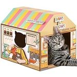 SEKAM Cardboard Cat House with Scra
