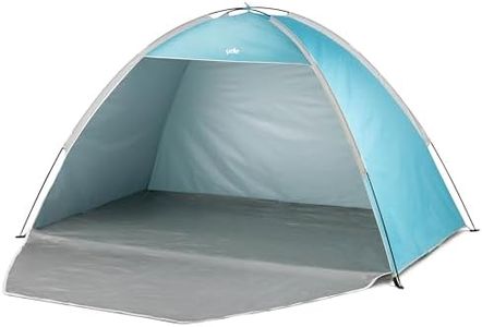 Yello Easy Set Up Beach Shelter | 2-3 Person with UPF 50+ UV Protection, Lightweight Beach Sun Shelter, Easy Set Up, Beach, Camping, Picnic