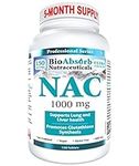 NAC Supplement 1000mg. 150-Day Supply of N Acetyl Cysteine. Promotes Glutathione Synthesis (150 tablets)