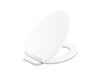 Kohler 27331-0 K-27331-0 Glissade ReadyLatch Quiet Close Elongated Toilet Seat, White