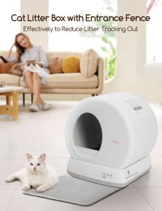 MeoWant Automatic Cat Litter Box – Self-Cleaning Pet Toilet