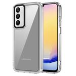 amazon basics Back Case Cover for Samsung Galaxy M15 5G / Samsung Galaxy M15 5G Prime Edition (Polycarbonate, Thermoplastic Polyurethane_Transparent)