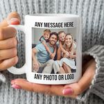 Personalised Mug - Create Your Own Mug | Add Any Photo Mug, Add Any Message Mug | Logo Mug, Text Mug | Personalised Birthday Gift, Personalised Picture Mug