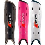 Grays G60 Hockey Shin Pads Protection (White/Navy, Small)