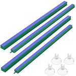 Pawfly Aquarium Air Stone Bar Bubbler 40 cm Long Bubble Release Tool with 4 Suction Cups Square Oxygen Diffuser for Air Pump Fish Tank Pond and DWC Reservoir, 4 Pack