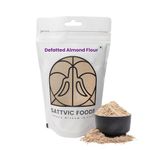 Sattvic Foods Defatted Almond Flour (850 g) | High-Protein, Low-Fat, Low-Carb Unblanched Almond Flour | Gluten-Free, Keto-Friendly, Rich in Antioxidants | Ideal for Baking, Pancakes & Low-Carb Recipes