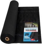 Super Geotextile Professional 5oz Geotextile Weed Barrier Fabric - Heavy Duty Landscape Fabric for Gardening, Landscaping, Weed Fabric, Eco Friendly (6x200)