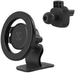 Scosche MagicMount SMSDV-SP Dashboard/Vent Cell Phone Holder, Magnetic Phone Mount for MagSafe Mobile Devices, Dash Mount/Vent Mount Compatible w/iPhone 15/14/13/12 Series & MagSafe Accessories