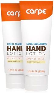 Carpe Antiperspirant Hand Lotion (Pack of 2) A dermatologist-recommended smooth lotion that helps stop hand sweat, great for hyperhidrosis or excessive sweat (Warm Vanilla)