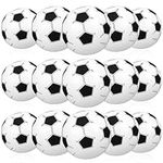 BESTonZON 15PCS Inflatable Soccer Balls 12inch, Beach Soccer Ball Inflatable Beach Ball Sports Rubber Balls, Beach Ball Blow up Balls for Summer Beach Swimming Beach Pool Party