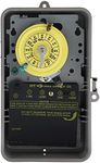 Intermatic T104P 24 Hour Dial Timer 208-277V 40-Amp Double Pole Single Throw Gray Plastic Rustproof Case