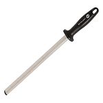 Diamond Steel 12 inch - Professional Knife Sharpener Rod, Sharpening Steel for Master Chef, Hone Straight and Serrated Blade