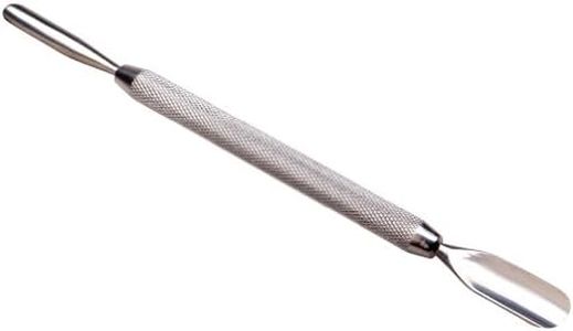 Premium Quality Stainless Steel Manicure/Pedicure Cuticle Pusher/Cutter By VAGA