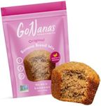 GoNanas Original Oat Flour Banana Bread Mix, Suitable for Plant Based Vegan Diets, Gluten Free Dairy Free Snacks, Healthy Snacks For Adults, Muffin Mix, Nut Free, Cupcakes Dessert, NON-GMO, 1pk