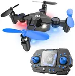 Holy Stone HS190 Foldable Mini Drone for Kids Beginners, RC Nano Quadcopter with Altitude Hold, 3D Flips, High Speeds Rotation, Headless Mode, Throw to Go, One Key Return, Great Gift Toys for Boys and Girls, Blue