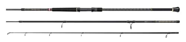 PENN Regiment III Bass Lure , Fishing Rod, Spinning Rods, Sea - Inshore Fishing, Saltwater Sea Spinning Rod for Seabass, Unisex, Black / Red, 3.00m | 28-85g