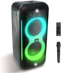 Gemini Sound GRV-2650L UltraRave Duo | Portable 400W Dual 6.5” Bluetooth Party Speaker with LED Lighting & Wireless Microphone | TWS, USB & Aux Inputs | Ideal for Dynamic Indoor/Outdoor Entertainment