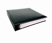 Photo Album Self Adhesive, 100 Pages 50 Sheets, Self Stick Sheet, Scrapbook, Picture Book, 4x6, 5x7, 8x10, 8-1/2x11, Replaceable Pages (Black)