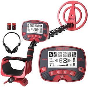 PANCKY Metal Detectors for Adults Waterproof, Professional Higher Accuracy Gold Detector with LCD Display, 5 Mode, Advanced DSP Chip 10" Coil, PK0075