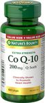 Nature's Bounty Co Q10 Extra Strength 200mg Supplement Promotes Heart Health, Multi-colored, 60 Softgels