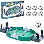 xinrongda Mini Table Soccer Game with 6 Footballs, Tabletop Football Game Set for Kids, Football Interactive Game Family Sports Board Game for Adults Christmas Birthday Party Worlds Cup Football Gifts