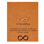 Infinity Necklaces Friend Necklace Golds