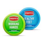 O'Keeffe's Working Hands 96g & Healthy Feet 91g (Twin Pack)