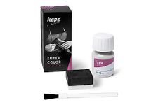 Kaps Dye Paint For Leather Shoes And Bags With Sponge And Brush, 25ml - 0.85 fl. Oz., 101 - White