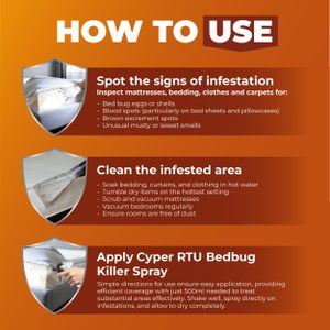 Cyper RTU Bed Bug Killer Spray 2.5L – Fast-Acting, Long-Lasting Insect Treatment for Home