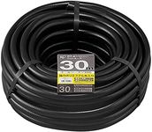 Iris Ohyama OMK-30 Non-Bending Cut Hose Φ0.6 inches (15 mm), Black, 11.8 ft (30 m)