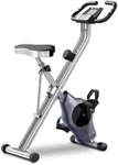 BCAN Folding Exercise Bike - Foldable Stationary Bike 330 LBS Weight Capacity, 8 Levels Magnetic Resistance for Home Gym