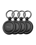 MiLi LiTag Duo - Dual System Tracker for iOS or Android, Bluetooth Tracking Tag/Key Finder/Luggage Tracker/Item Locator, Compatible with iOS Find My or Google Find Hub App