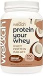 Wellah Your Whey (30 Servings, Coconut Flavored) - Whey Protein Isolate Protein