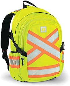 Forcefield Signal - Hi-Vis Reflective Utility Safety Backpack, Lime, Regular, Casual