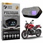 Spartan Shield Digital Meter Matte Screen Guard For BAJAJ PULSAR NS400 Z 2024 || 9H LCD Colour Display Console Protector || NS 400 Z Bike Instrument Cluster Accessory | Anti Scratch Cover NS400Z [Not Tempered Glass]